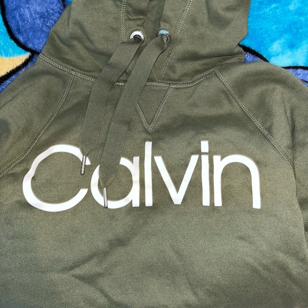xs Calvin performance cropped hoodie